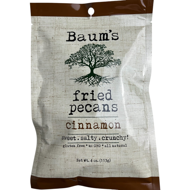 Baum's Fried Pecans, cinnamon flavor