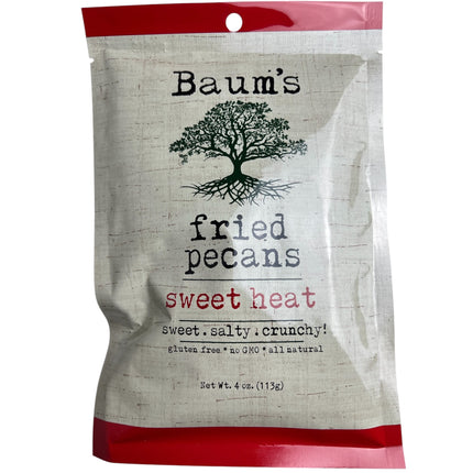 Baum's Fried Pecans, sweet heat flavor